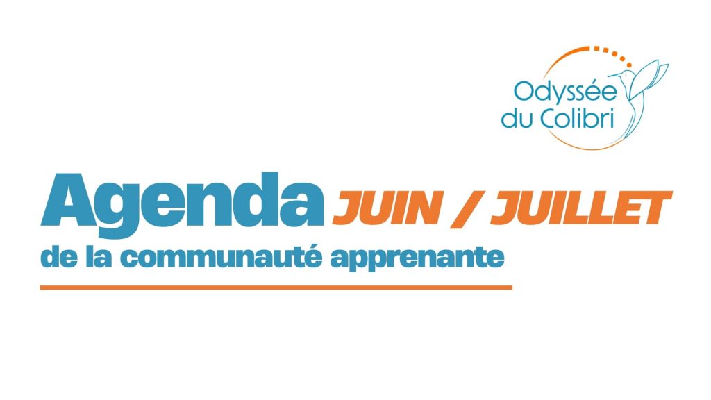 agenda de la communauté apprenante été 2026